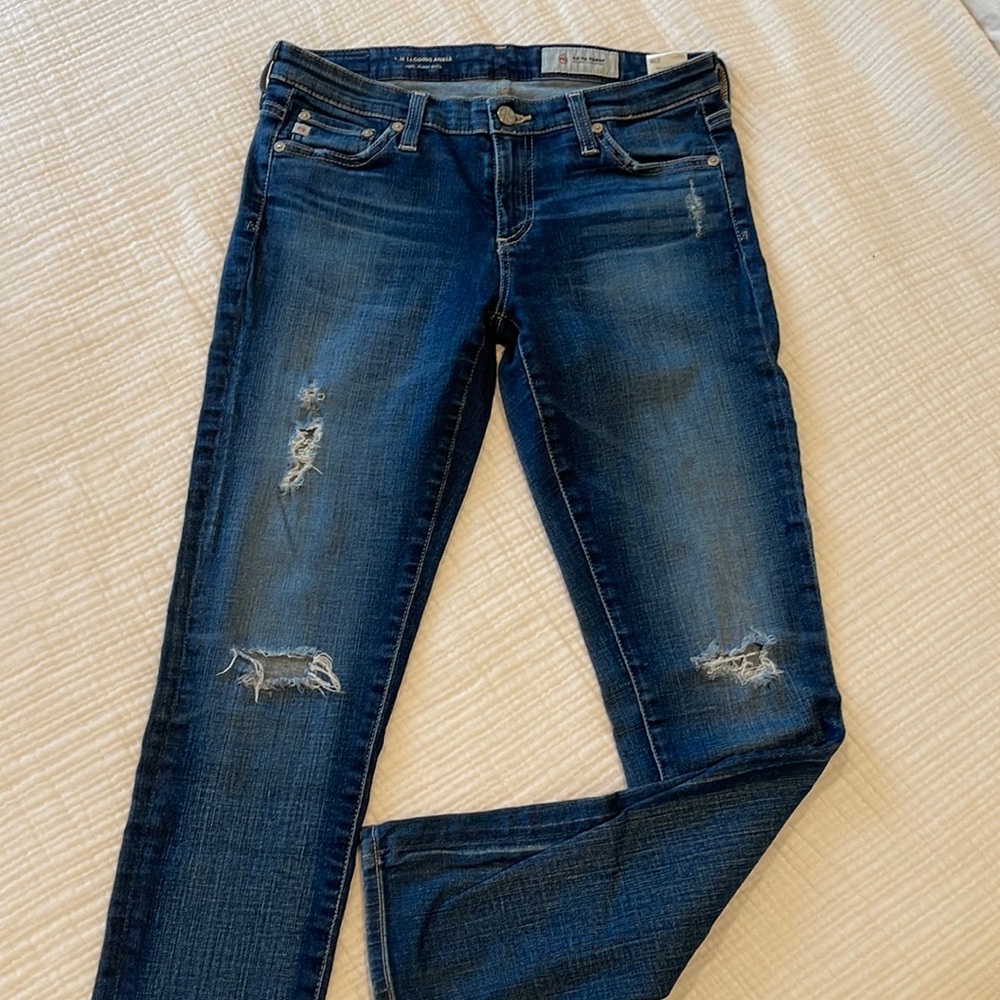 AG The Legging Ankle Jean in 11-Year Swapmeet